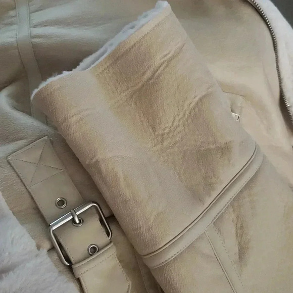 Sporty XL Preppy Cozy Sharpa Vegan Warm Snow Adventure Chore Barn Coat - Picture 9 of 15